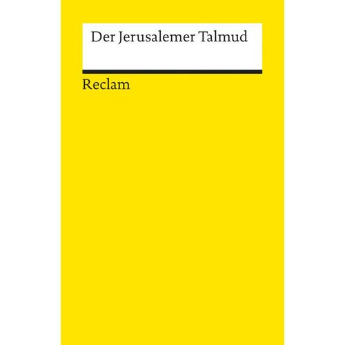 Der Jerusalemer Talmud, Taschenbuch