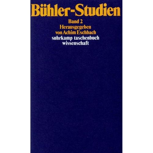 Bühler-Studien.Bd.2 - Karl Bühler, Taschenbuch