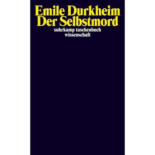 Der Selbstmord - Émile Durkheim, Taschenbuch
