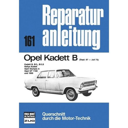 Opel Kadett B 09/1967 bis 07/1973, Gebunden