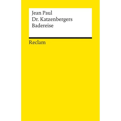 Doktor Katzenbergers Badereise - Jean Paul, Taschenbuch