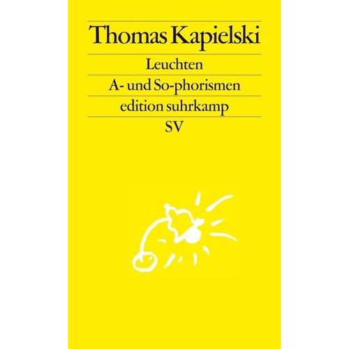 Leuchten - Thomas Kapielski, Taschenbuch