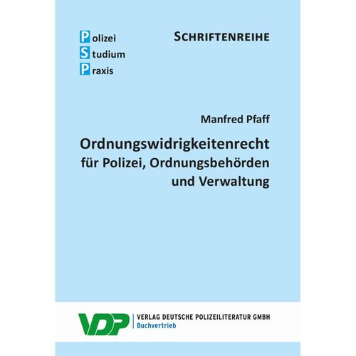 Ordnungswidrigkeitenrecht - Manfred Pfaff, Kartoniert (TB)