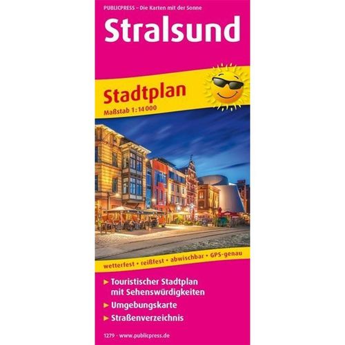PublicPress Stadtplan Stralsund, Karte (im Sinne von Landkarte)