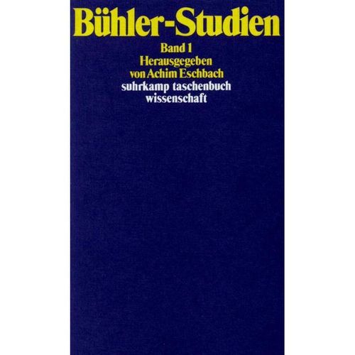 Bühler-Studien.Bd.1 - Karl Bühler, Taschenbuch