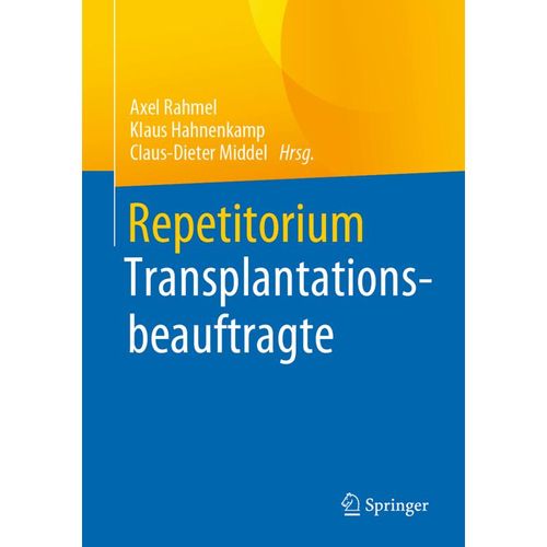 Repetitorium Transplantationsbeauftragte, Kartoniert (TB)