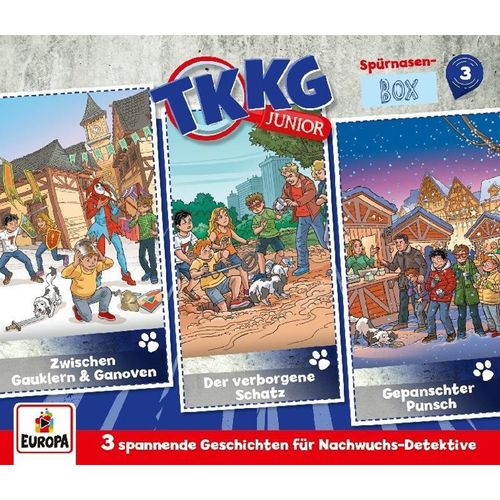 TKKG Junior - Spürnasen-Box.Box.3,3 Audio-CD - Tkkg Junior, TKKG Junior (Hörbuch)