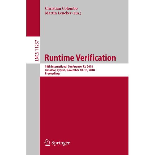 Runtime Verification, Kartoniert (TB)