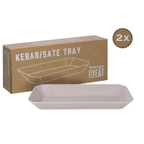 CreaTable Tray Kebab 2-tlg Streat Food creme