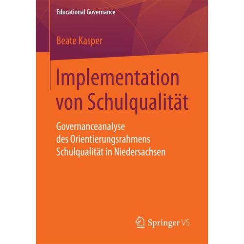 Implementation von Schulqualität - Beate Kasper, Kartoniert (TB)