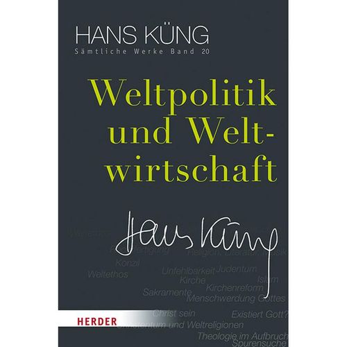 Weltpolitik und Weltwirtschaft - Hans Küng, Gebunden