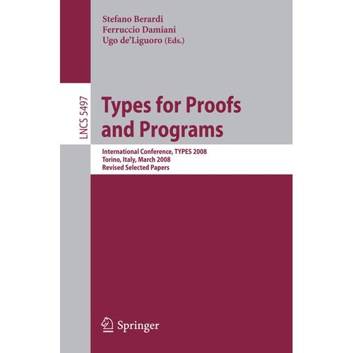 Types for Proofs and Programs, Kartoniert (TB)