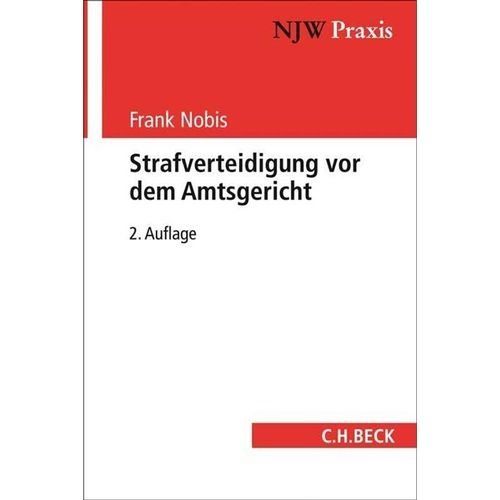Strafverteidigung vor dem Amtsgericht - Frank Nobis, Kartoniert (TB)