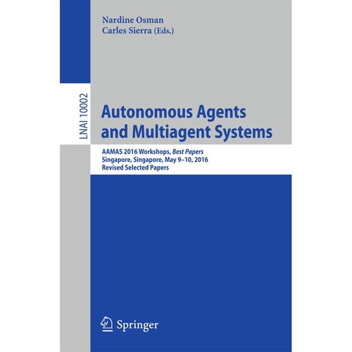 Autonomous Agents and Multiagent Systems, Kartoniert (TB)