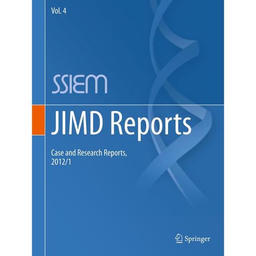 JIMD Reports - Case and Research Reports, 2012/1, Kartoniert (TB)