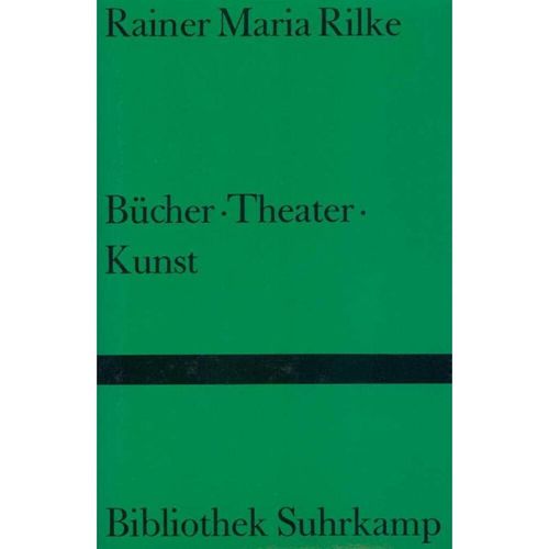 Bücher. Theater. Kunst - Rainer Maria Rilke, Gebunden