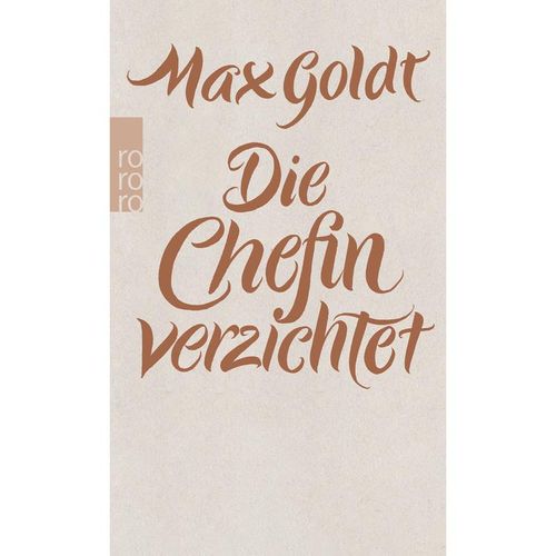 Die Chefin verzichtet - Max Goldt, Taschenbuch