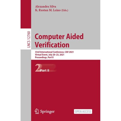 Computer Aided Verification, Kartoniert (TB)