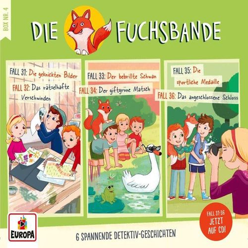 Die Fuchsbande 3er Detektivbox. Box.4, 3 Audio-CD,3 Audio-CD - Die Fuchsbande (Hörbuch)