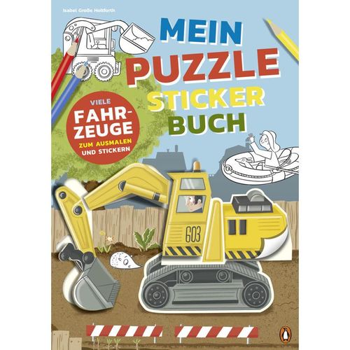 Mein bunter Puzzle-Sticker-Spaß - Fahrzeuge - Isabel Große Holtforth, Gebunden