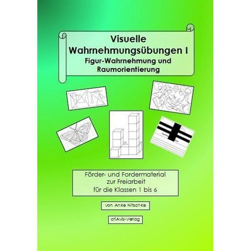 Visuelle Wahrnehmungsübungen.Bd.1 - Anke Nitschke, Kartoniert (TB)