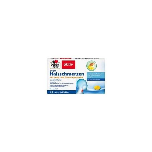 DOPPELHERZ gegen Halsschmerzen Lutschtabletten 24 St