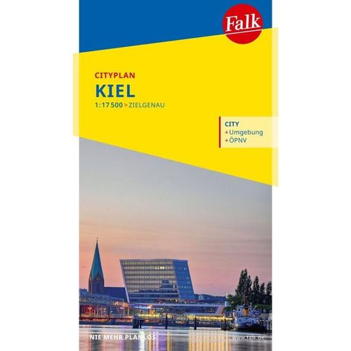 Falk Cityplan Kiel 1:17.500, Karte (im Sinne von Landkarte)