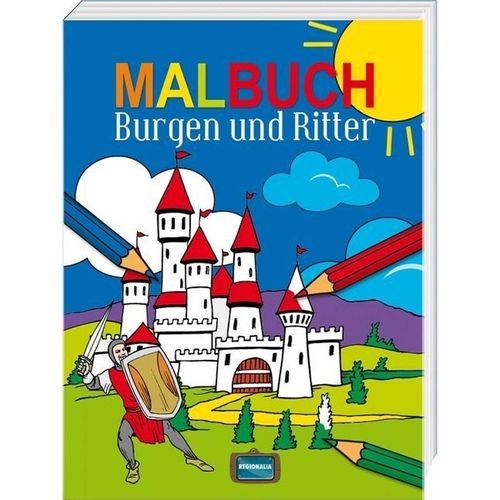 Malbuch Burgen und Ritter, Kartoniert (TB)