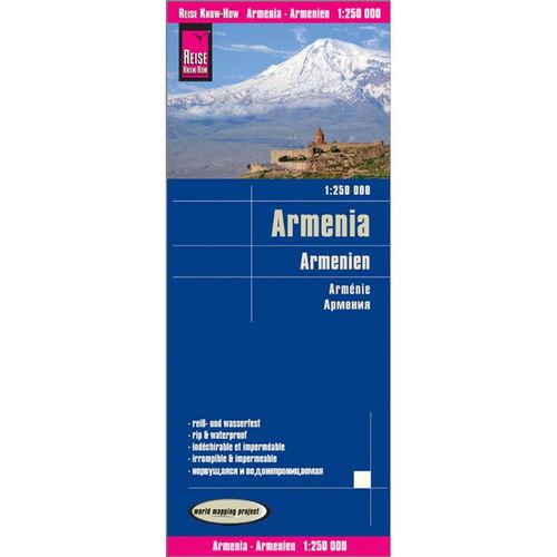 Reise Know-How Landkarte Armenien / Armenia / Arménie, Karte (im Sinne von Landkarte)