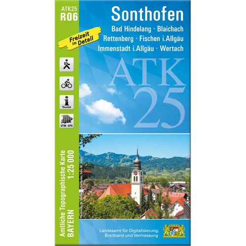 ATK25-R06 Sonthofen (Amtliche Topographische Karte 1:25000), Karte (im Sinne von Landkarte)