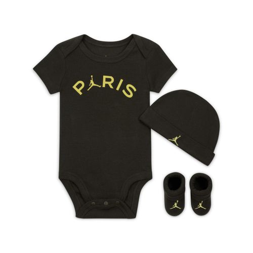 Jordan Paris Saint-Germain 3-teiliges Strampler-Box-Set für Babys (0–9 M) - Grün