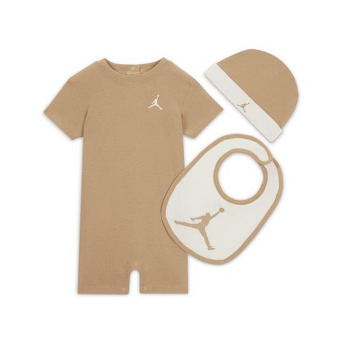 Jordan Jumpman 3-teiliges Strampler-Set für Babys - Braun