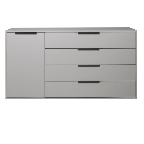 Mäusbacher Bonnie Sideboard 168x87x45 cm Kreidegrau matt