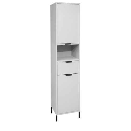 Mäusbacher Bonnie Bad-Hochschrank 174 cm Kreidegrau matt