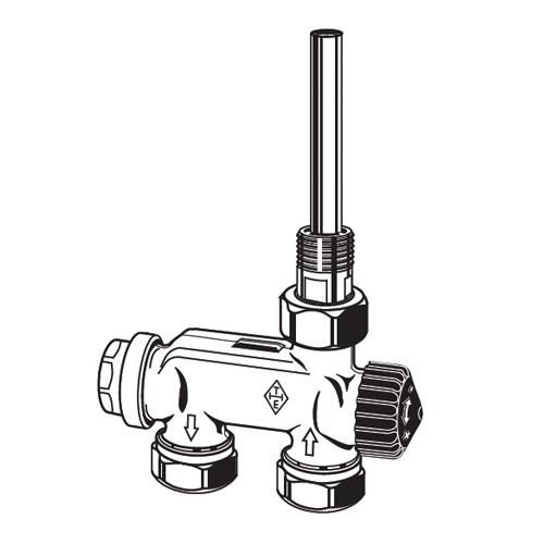 Heimeier E-Z Lanzenventil, 3878-02.000,