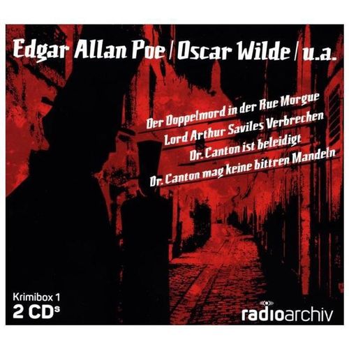 Krimi-Hörspiel-Box.Tl.1,2 Audio-CD - Edgar Allan Poe, Oscar Wilde (Hörbuch)