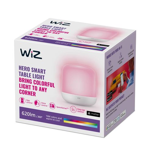 WiZ Hero LED-Tischleuchte RGBW, portabel