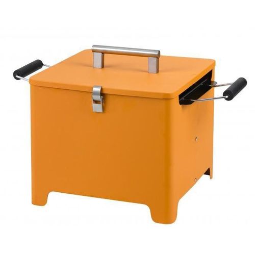 Chill&Grill Holzkohlengrill "Cube" orange