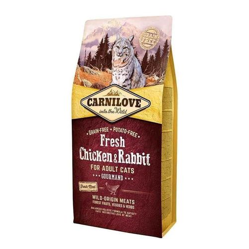 Carnilove Katzenfutter Chicken & Rabbit Gourmand, 2 kg
