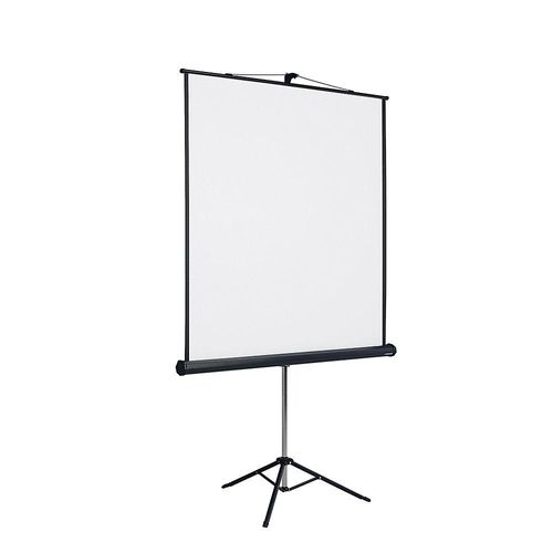 SMIT VISUAL Stativ-Lichtbildwand, Bildwandformat 1 : 1, Bildfläche BxH 1470 x 1530 mm