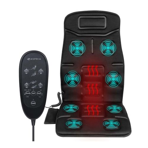 ASPRIA Massagesitzauflage Wärmefunktion Rücken Massagegerät Vibrations Massagesi