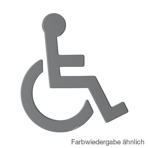 Hewi Universal Türschild, Rollstuhl, 801.91.030 92,