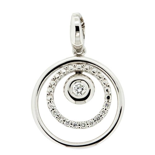Orolino Anhänger 585 Gold mit 11x Brillant zus. 0,08ct.