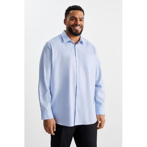 C&A Overhemd-regular fit-gemakkelijk te strijken, Blauw, Maat: 3XL