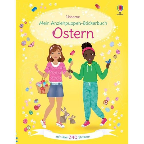 Mein Anziehpuppen-Stickerbuch: Ostern - Fiona Watt, Kartoniert (TB)