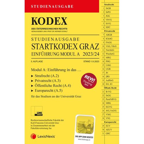 KODEX Startkodex Graz 2023/24 - inkl. App, Kartoniert (TB)