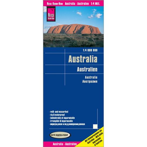 Reise Know-How Landkarte Australien / Australia / Australie, Karte (im Sinne von Landkarte)