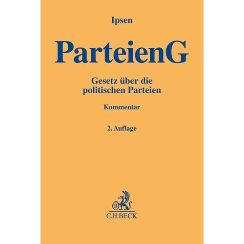 Parteiengesetz (PartG), Kommentar, Leinen