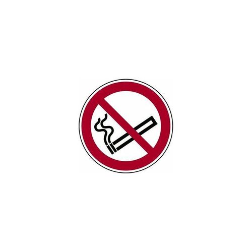 Klar - Verbotszeichen Rauchen verboten Folie 200 mm
