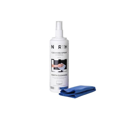 NORTH Cleaning Kit for TV Fluid 250ml and Cleaning Cloth